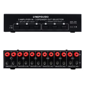 B036 3 Input 3 Output Power Amplifier And Speaker Switcher Speaker Switch Splitter Comparator