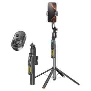 Q625 Portable Foldable Smart AI Tracking Anti-Shake Bluetooth Selfie Stick Quadripod