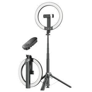 P61RGB For Phone Live Streaming Lighting Equipment Remote Control Selfie Ring Light Tripod