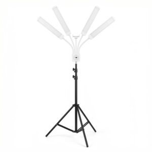 HD-150XJ 3200K-5600K Adjustable Remote Control 65W LED Photography Light 4-Arm Fill Light, US Plug, EU Plug, UK Plug, AU Plug