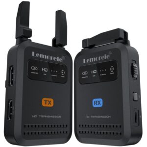 Lemorele R5000 Wireless Video Transmitter 1 In 1 Loop Out 1TX To 4RX 1080P 200M HDMI-compatible Extender