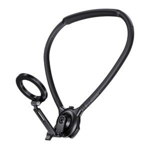 G03 360 Degree Rotation Magnetic Neck Phone Holder, Wearable POV Video Recording Bracket