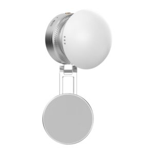 K08 3-Color Temperature Phone Photography Light 360 Degree Foldable Selfie Magnetic LED Ring Light
