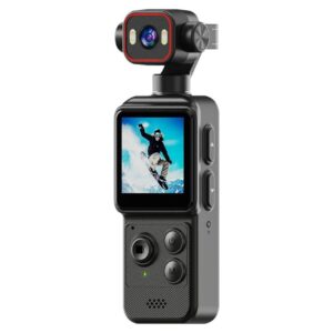 D2 4K Action Camera 270 Degree Rotation Lens 1.54 inch HD Screen WiFi Sports Camera with LED Light