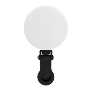 K-23 3 Color Temperature Portable Selfie Light Mini Clip-on Magnetic LED Fill Light