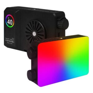 MJ-15 For Live Streaming Photography Portable RGB LED Fill Light with Dual Knob