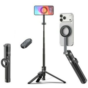 JMARY KT-279 1.54m Selfie Stick Aluminum Alloy Extendable Tripod with Remote Control for Vlog Live Streaming