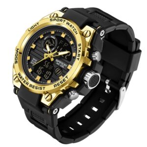 SANDA739  Watch Plate Chao Male Watch Male Student Fashion Trend Multi Functional Digital Waterproof Electronic Meter