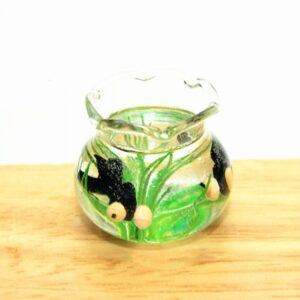Dollhouse Miniature Transparent Glass Fish Tank Aquarium Toys