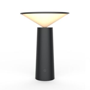 Simple and Warm Bedroom Creative Home Hotel Study Bedside Lamp, Black, White