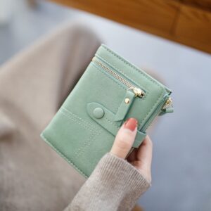 Women Two-folding Wallet Multi-function Clutch Bag Small Wallet, Two-folding Green, Two-folding Dark Blue, Two-folding Black, Two-folding Sky Blue