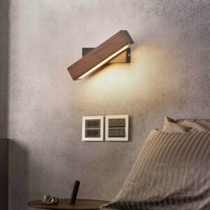 Simple Rotatable Bedside Bedroom Wall Lamp Warm Night Light, 21cm, 31cm