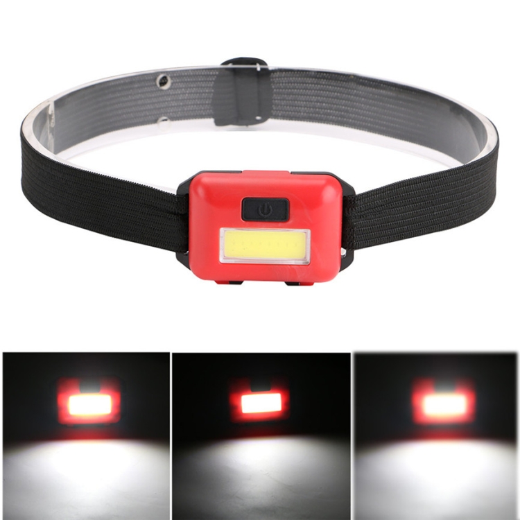 2 PCS Mini COB LED Headlamp Adjustable Camping Torch Lamp Light with 3 Modes, Black, Blue, Red, White - Image 2