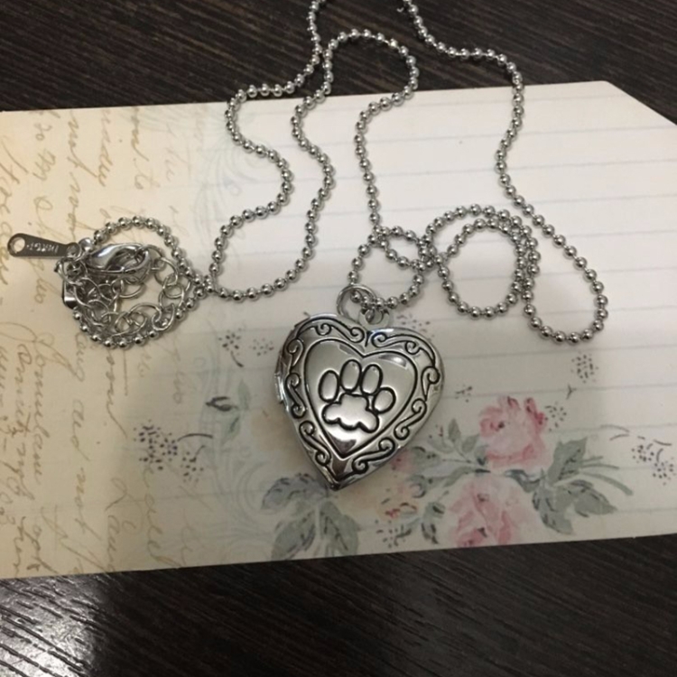 DIY Heart-shaped Photo Frame Memory Locket Pendant Necklace Jewelry, gold, silver - Image 5