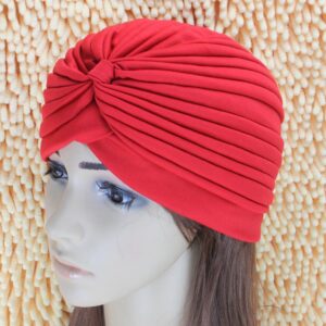 Holiday Stretchy Turban Head Wrap Band Sleep Hat Ear Cap