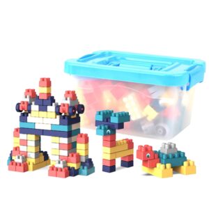 Children Creative Assembling Large Particles of Building Blocks DIY Educational Toys, Random Color Delivery, 100 PCS, 220 PCS, 300 PCS, 400 PCS