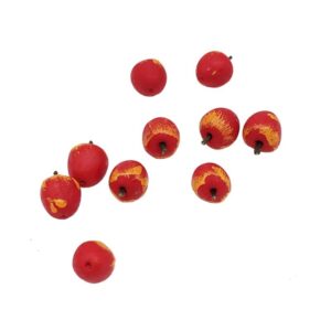 30 PCS / 3 Packs 1:12 Mini Doll House Kitchen Miniature Food Play Decoration Fruit Apple, Apple