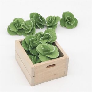 5 PCS 1:12  Mini House Toy Vegetable Simulation Cabbage Kitchen Accessory Mini House Toy, 5 PCS Cabbage