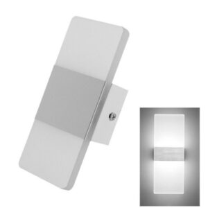 LED Bedroom Bedside Wall Aisle Balcony Wall Lamp, 14×6cm Right Angle White, 22×11cm Right Angle White, 29×11cm Right Angle White, 14×6cm Right Angle Black, 22×11cm Right Angle Black, 29×11cm Right Angle Black