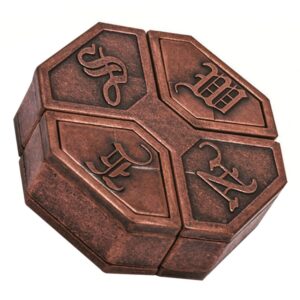 Magic Zinc Alloy Unlocks Nostalgic Adult Children Educational Toys High IQ Box, Gossip Lock