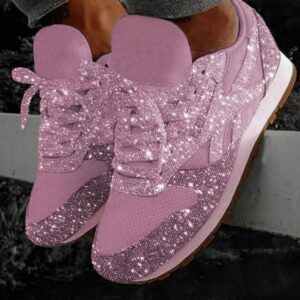 Autumn and Winter Sponge Sequins Breathable Platform Sports Shoes, 35, 36, 37, 38, 39, 40, 41, 42, 43