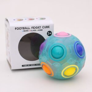 Magic Rainbow Ball Luminous Edition Training Hand Brain Coordination Fun Cube Children Toy, (Luminous Blue), (Luminous Green)