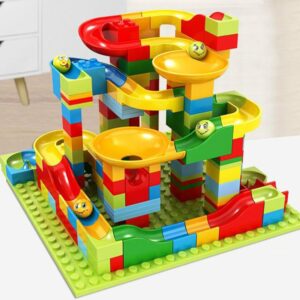 Creative Intelligence Educational Learning Toys DIY Small Particle Slide Building Blocks, 165 PCS, 330 PCS