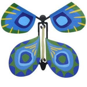Magic Science Novelty Flying Butterfly Toy Magic Props, Blue, Yellow + Blue, Violet, Blue + Violet