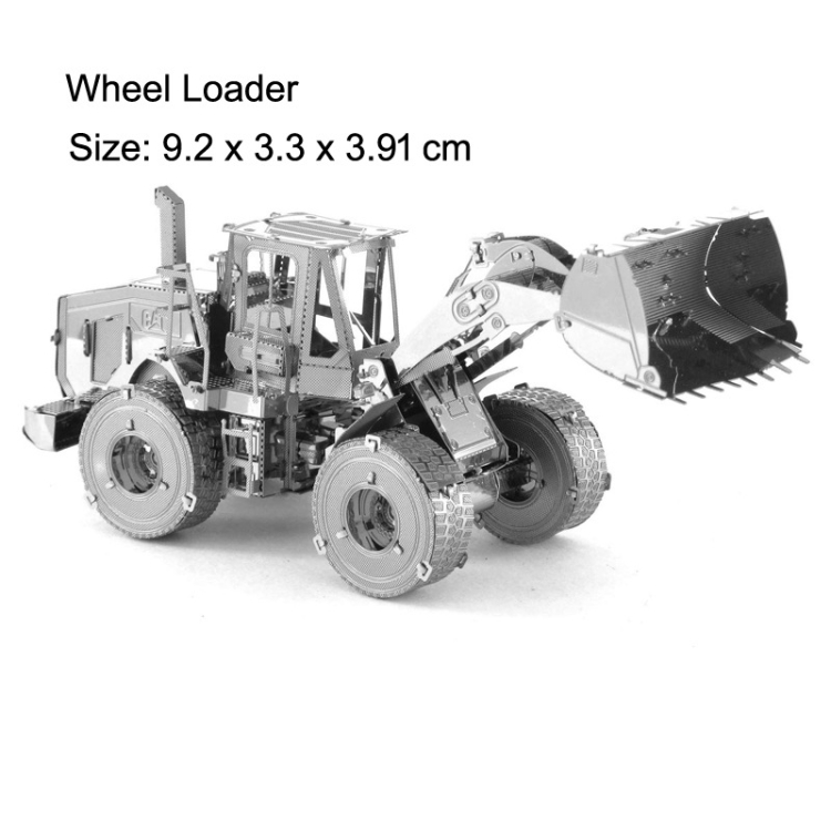 3D Metal Assembly Model Engineering Vehicle Series DIY Puzzle Toy, Dump Truck, Snow Plow, Bulldozer, Excavator, Truck, Automatic Grader, Loader, COE Truck, Quay Crane, Crane, Diaphragm Wall Grab, Tractor, Long Nose Truck - Image 2