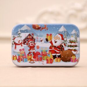 4 PCS Christmas Wooden DIY Gift Children Handmade Santa Claus Puzzle Toy, Snow, Fireplace, Bedside, Classroom