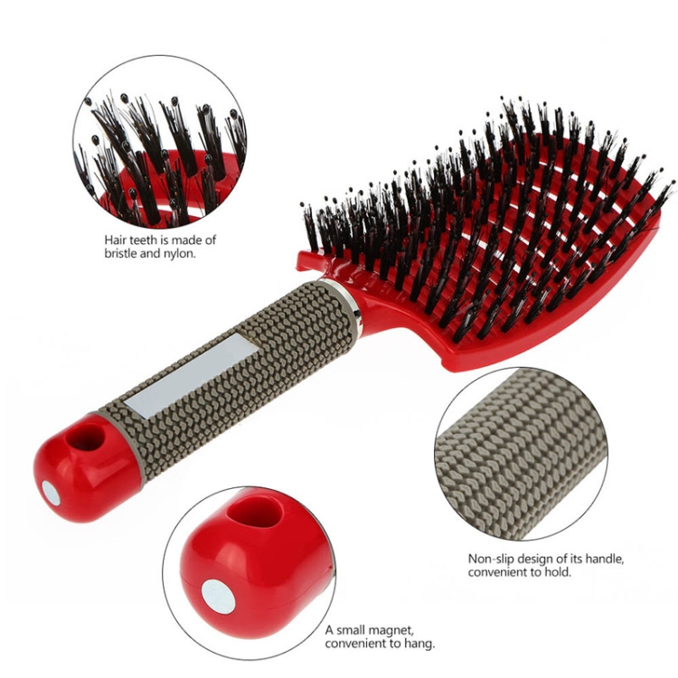 Hair Scalp Massage Comb Hairbrush Bristle Nylon Women Curly Detangle Hair Brush for Salon Hairdressing Styling Tool - Image 5