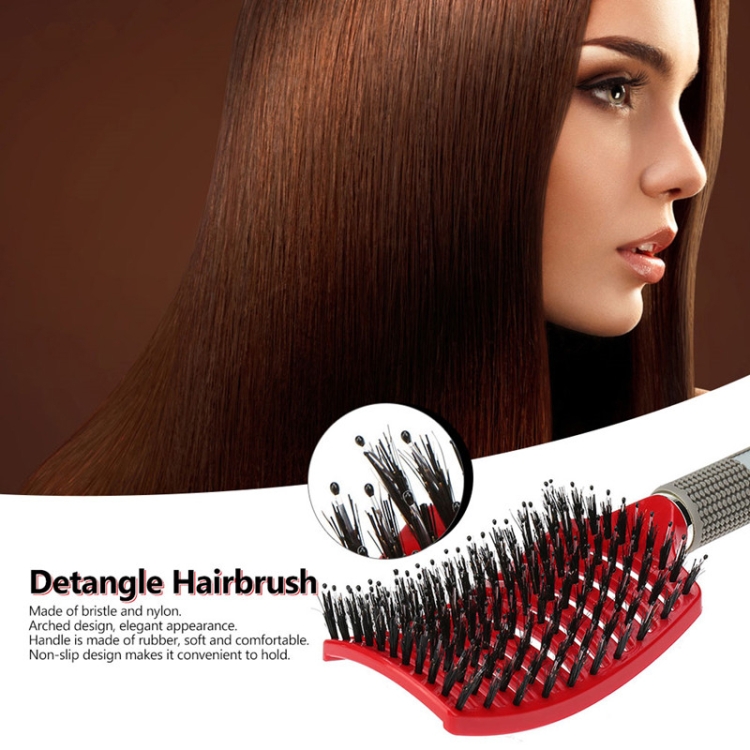 Hair Scalp Massage Comb Hairbrush Bristle Nylon Women Curly Detangle Hair Brush for Salon Hairdressing Styling Tool - Image 7