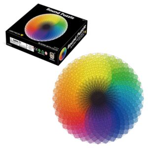 Round 3D Puzzle Cartoon Plane Puzzle Jigsaw Toy 1000 PCS