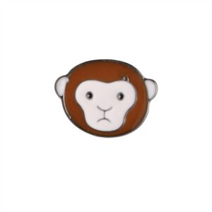 2 PCS Avocado Monkey Peach Blueberry Metal Lapel Pins Hard Enamel Pin Cute Badge Fashion jewelry, C1221, C1223, C1220, C1222