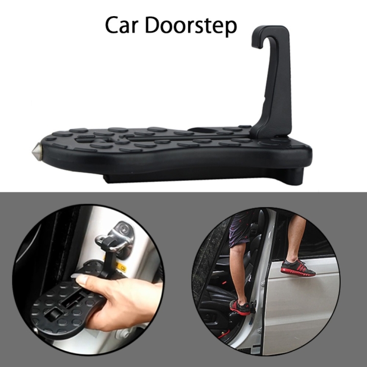Car Doorstep Vehicle Rooftop Roof Rack Assistance Easy Install The Door Step Hooked On Car Truck SUV Portable Safety Hammer - Image 3