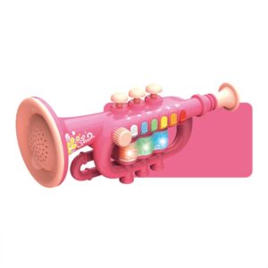 Children Early Education Puzzle Playing Simulation Musical Instrument, 6806 Trumpet-Red, 6806 Trumpet-Blue, 6807 Clarinet-Red, 6807 Clarinet-White, 6805 Saxophone-Red, 6805 Saxophone-Green
