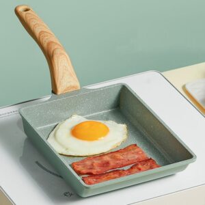 Tamagoyaki Mini Nonstick Pan Flat-Bottomed Breakfast Pan, Long-shaped, Square