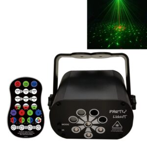 R90 8W UV Mini Laser Light Sound Control Induction Stage Atmosphere Light Bar KTV Laser Light, USB Plug-in, Built-in Battery Charging