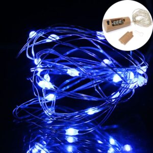 10 PCS LED Wine Bottle Cork Copper Wire String Light IP44 Waterproof Holiday Decoration Lamp, 1m 10LEDs, 2m 20LEDs