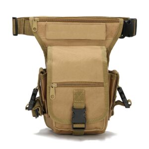 B05 Wild Fishing Portable Waist Bag Outdoor Sports Multifunctional Leg Bag, Khaki, Black, Army Green