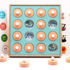 Children Early Education Educational Toys Wooden Memory Chess Intelligence Development Toys, Number and Letter
