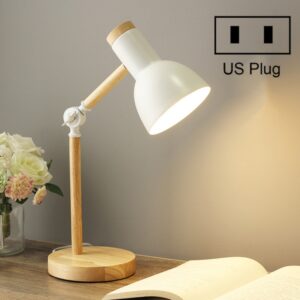 T1062 Dormitory Eye Protection Desk Lamp Bbedroom Bedside Wood Lamp, US Plug, EU Plug, UK Plug, AU Plug