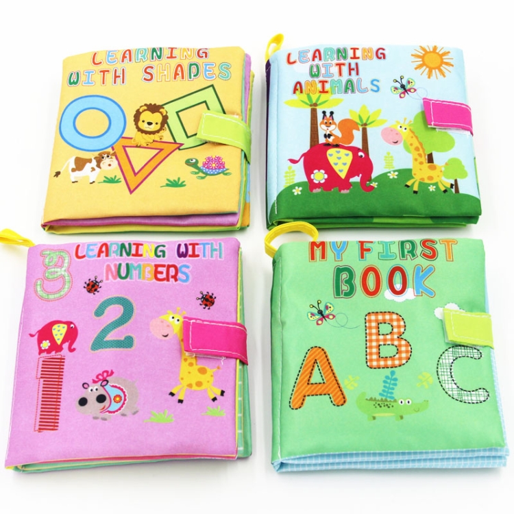 Baby Toys Infant Educational Soft Cloth Books, Animal, Geometry, Letter, Number - Image 4