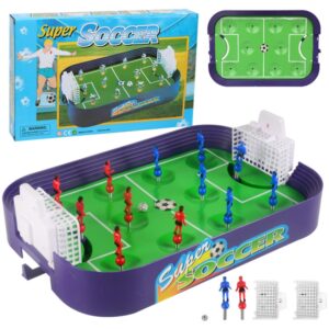 Children Educational Two-Person Battle Scoring Football Toy Parent-Child Interactive Ejection Board Game Toy, Football Field, Football Table