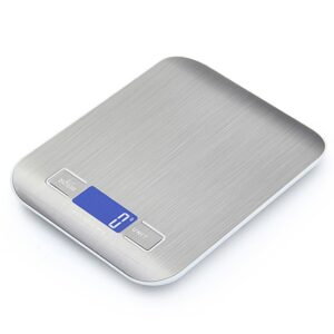 Stainless Steel Small Food Electronic Scale Kitchen Portable Baking Electronic Scale, 5kg/1g (Battery Model White), 5kg/1g (Battery Model Black), 10kg/1g (Battery Model White), 5kg/1g (Rechargeable White), 10kg/1g (Rechargeable White)...