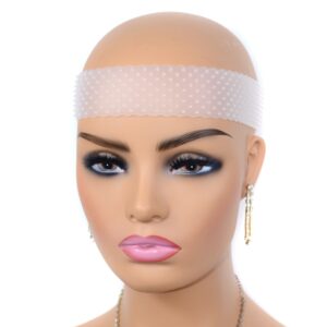 Wig Silicone Hair Band Lace Headgear Silicone Wig Hair Band, White, Black, Dark Brown, Light Brown, Orange