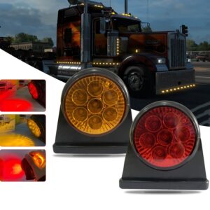 12/24V 14 LEDs Truck Two-Color Side Light Trailer Side Tail Light