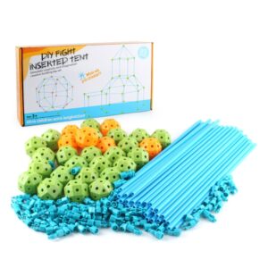 85 in 1 DIY Tent Toy Assembling Play House DIY Children Tent Building Toy, 85 in 1