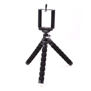 5 PCS Octopus Photography Sponge Mobile Phone Stand Portable Lazy Adjustable Vibrato Live Tripod Stand, With Phone Clip (Black), Without Phone Clip, With Phone Clip (Blue)