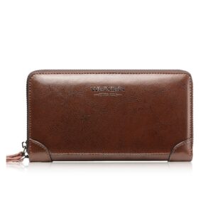 WEIXIER W88  Handbags Men Pu Hand Tested Handbags Multi-Function Wallet, Black, Brown
